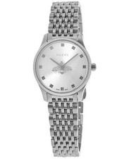 Orologio Donna Gucci G-Timeless YA1265019 Quadrante Argento Quarzo 29mm