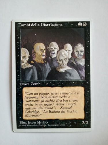 Carta magic mtg 1994 - carta, revised