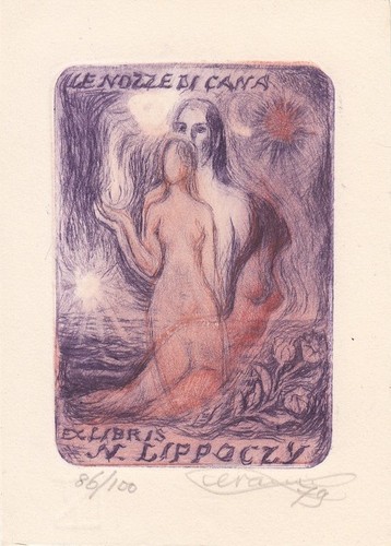 Exlibris acquaforte enrico - ex,