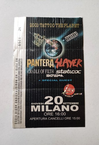 Pantera slayer ticket - +,