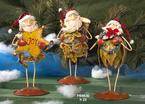 Pupazzo babbo natale base - babbo, su