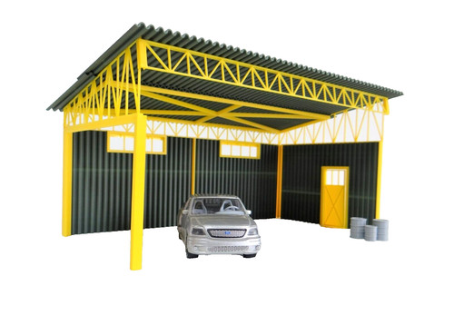 Garage aperto metallo - aperto, teglia
