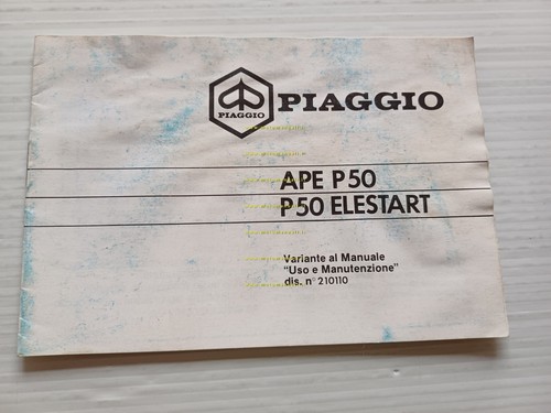 Piaggio ape elestart - ape,