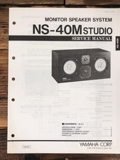 Yamaha NS-40M Manuale di