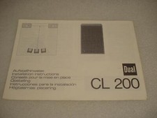   DUAL CL 200 - Istruzioni di