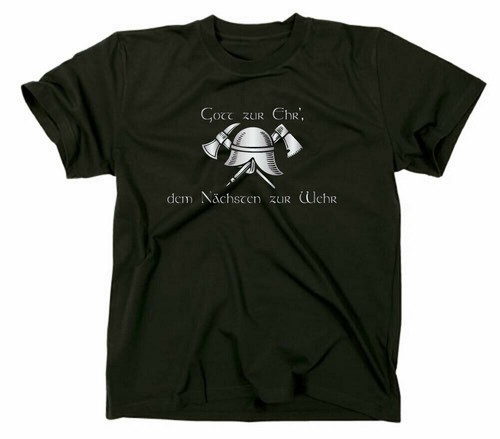 Shirt vigili del fuoco - t-shirt, dio