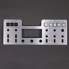 Tandberg TD-20A parte da bobina a bobina - piastra frontale inferiore argento