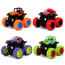Auto giocattolo per bambini, camion, confezioni multiple di 4 ruote, regalo per bambini, monster truck
