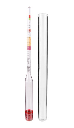 Alcolometro tubo vetro - e,
