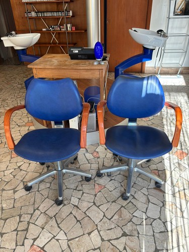 Poltrone parrucchiere blu - poltrone, da