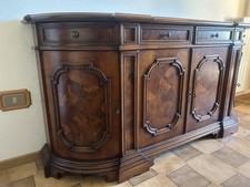 Coppia Mobili Da Salone In Legno Antico Massello Antiquariato.