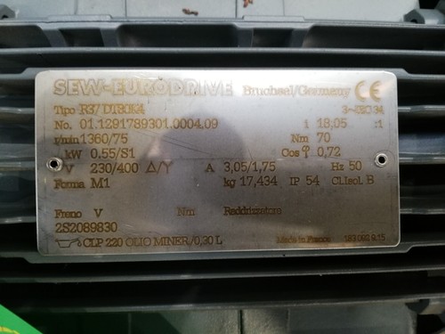 Sew r37 dt80k4 i - r37, 0,55
