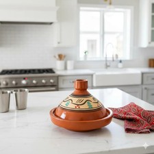 Tajine M 22 cm in Terracotta