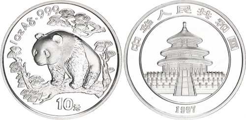 China yuan oz argento - yuan,
