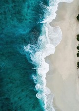 Poster onda oceanica aerea -