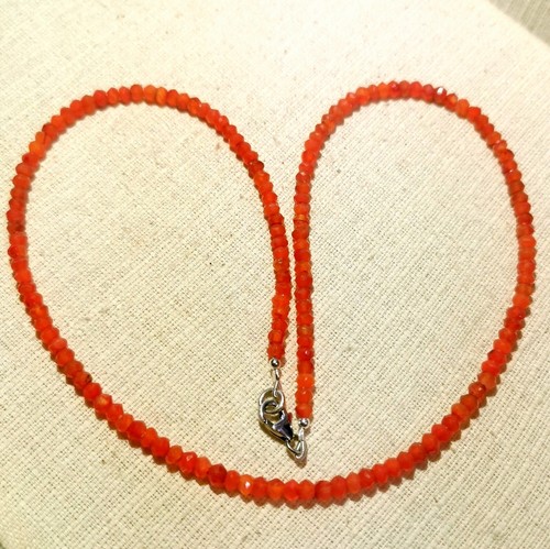 Collana corniola lucchetto in - collana, corniola,