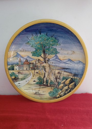 Piatto ceramica smaltata - piatto, in