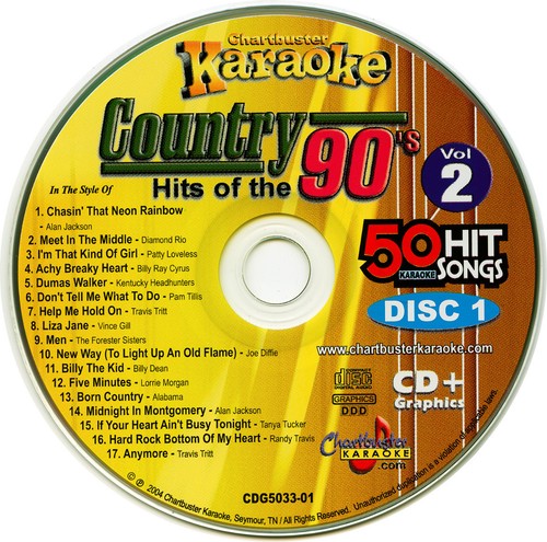 Karaoke chartbuster 5033 - cd+g,