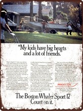 Insegna Metallo Pesca BARCA