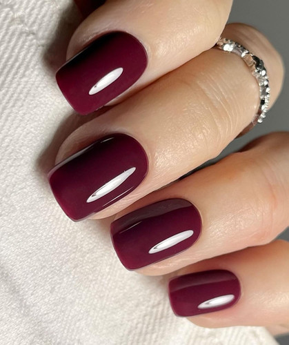 Unghie gel adesive rosso - uv,