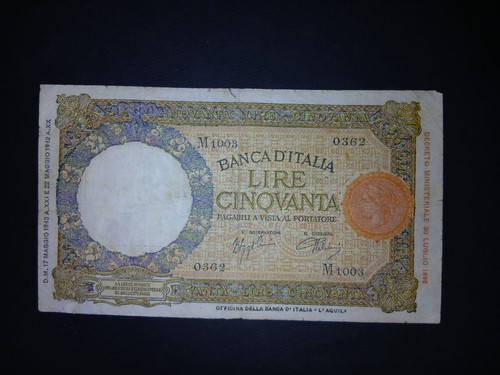 Lire lupa 05 1943 - 17.05.1943, gius