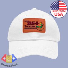 BSA Bantam Biker White Dad Hat