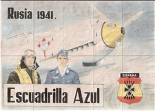 Manifesto originale franchista ad uso tessera annonaria-Campagna di Russia(682 )