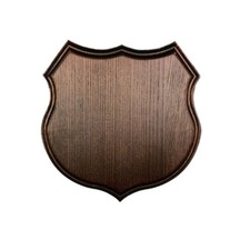 Scudo di legno per trofeo
