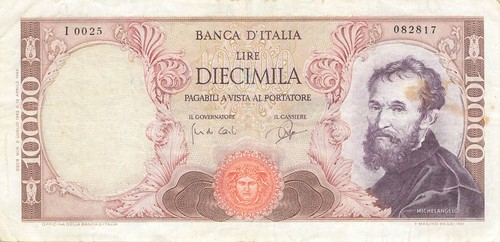 Italia italy 10000 - lire, 1962