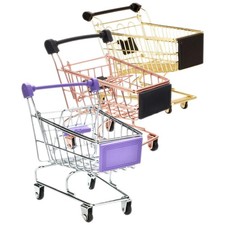  3 Pcs Carrello Spesa Miniatira Supermercato Giocattolo Del Della