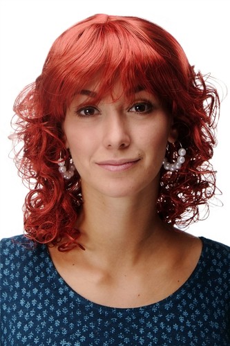 Parrucca nuovo romantico rosso - parrucca,