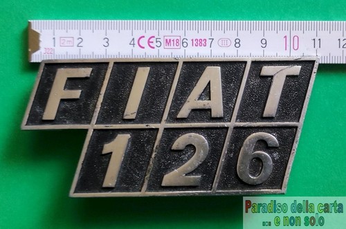 Fiat 126 emblema - fiat, (emblema