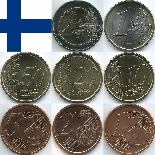 Monete euro finlandia - monete,
