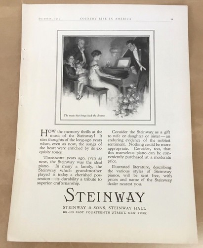 Pianoforte steinway 1915 - steinway,