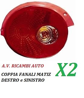 Coppia stop posteriore - coppia, fanali
