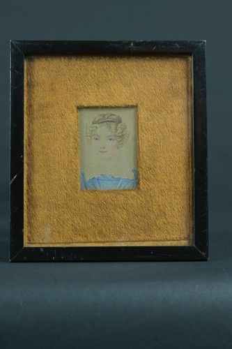 Antico quadro miniatura - quadro, in
