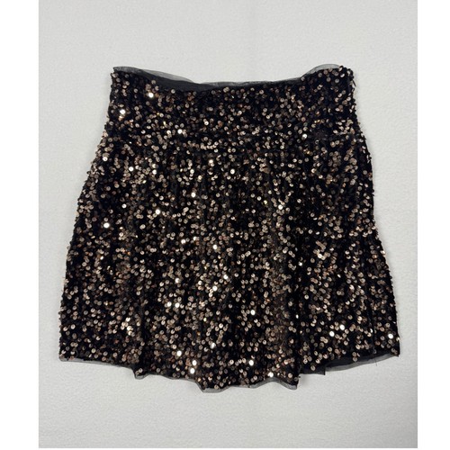 Minigonna con paillettes