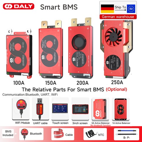 Daly bms 24v 100a - bms, 8s