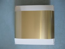 Applique QUADRATA ORO ZUMTOBELL STAFF, in ALLUMINIO 2XG23 9W