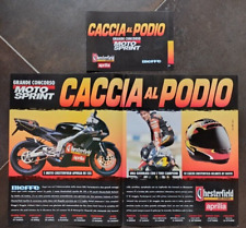 ADVERTISING PUBBLICITA' APRILIA CHESTERFIELD MAX BIAGGI BIEFFE CACCIA AL PODIO