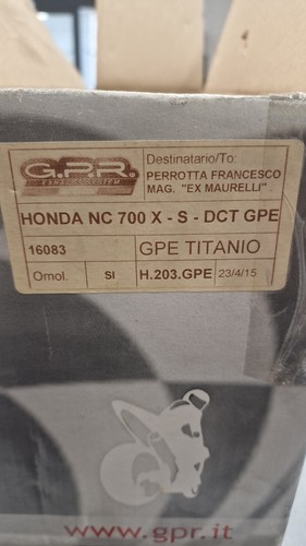 Marmitta honda 700x - marmitta, nc