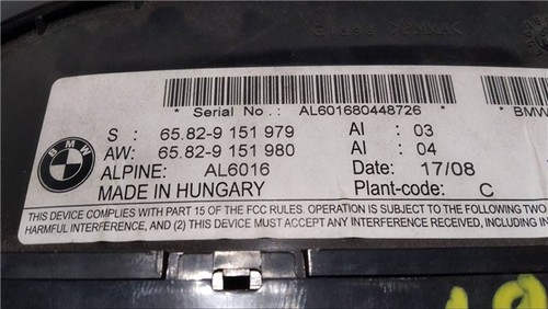 65829151979 navigatore bmw - navigatore,