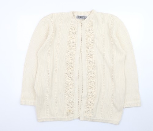 Excel cardigan donna avorio - cardigan,