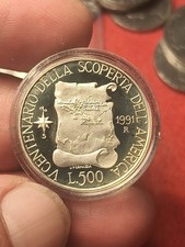 ITALIA 500 LIRE ARGENTO 1991