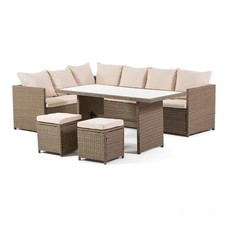 Set da giardino in polyrattan
