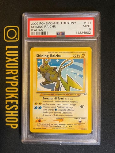 2001 pokemon shining - 2001, raichu