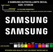 2 SAMSUNG LOGO sticker Genuine