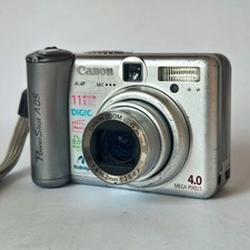 Canon PowerShot A85 4,0 megapixel fotocamera digitale argento TESTATA pixel bruciati