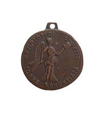 *HH* Medaglia Pubblicitaria Antibiotici Lepetit Torre Annunziata Napoli 