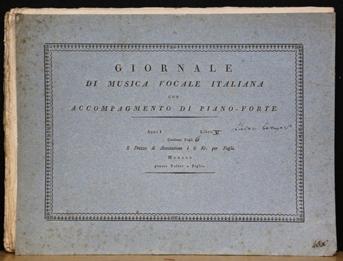 Giornale musica vocale - musica,
